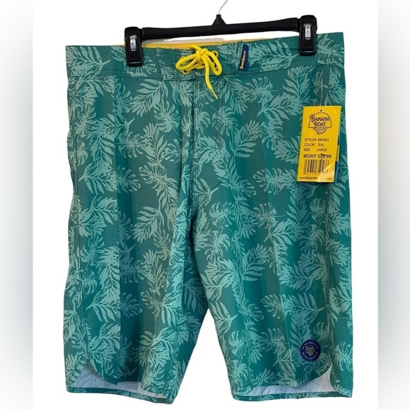 NWT Banana Boat Fast Dry, Techno stretch UPF 50+ Board shorts. Size large - Picture 1 of 9